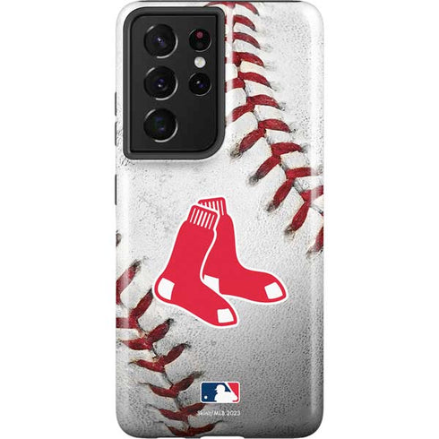 MLB Boston Red Sox Game Ball Galaxy S21 Ultra 5G Pro Case