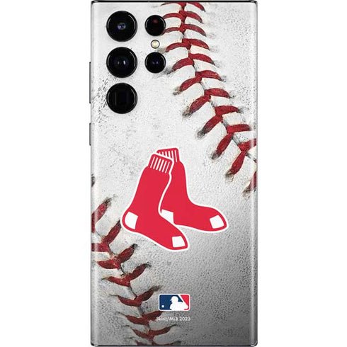 MLB Boston Red Sox Game Ball Galaxy S22 Ultra Skin