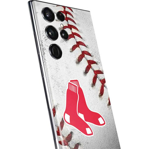 MLB Boston Red Sox Game Ball Galaxy S22 Ultra Skin