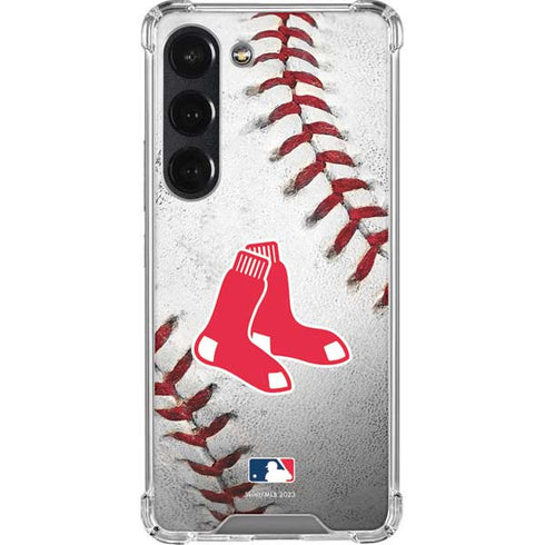 MLB Boston Red Sox Game Ball Galaxy S23 Clear Case