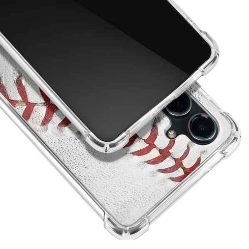 MLB Boston Red Sox Game Ball Galaxy S23 FE Clear Case