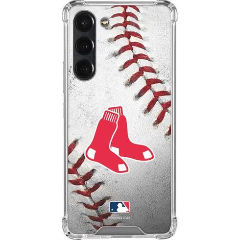 MLB Boston Red Sox Game Ball Galaxy S23 Plus Clear Case