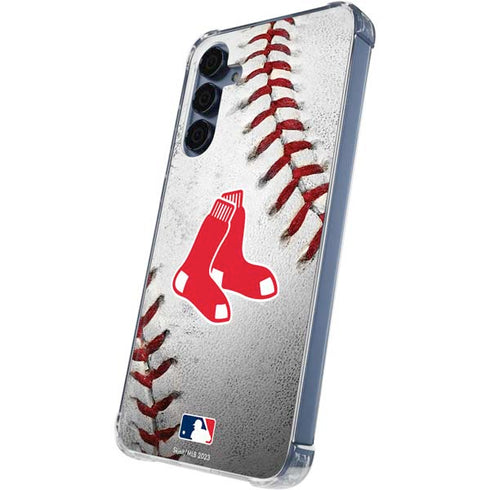 MLB Boston Red Sox Game Ball Galaxy S24 Clear Case