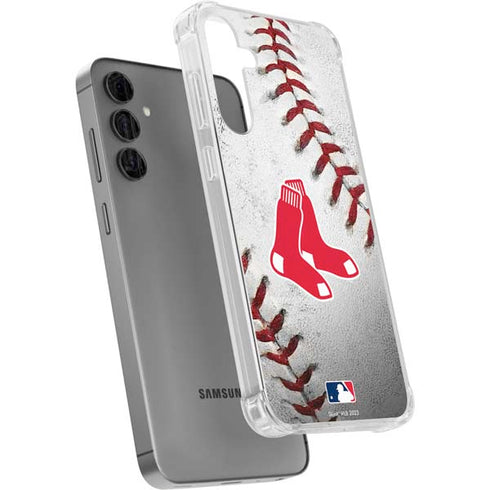 MLB Boston Red Sox Game Ball Galaxy S24 Plus Clear Case