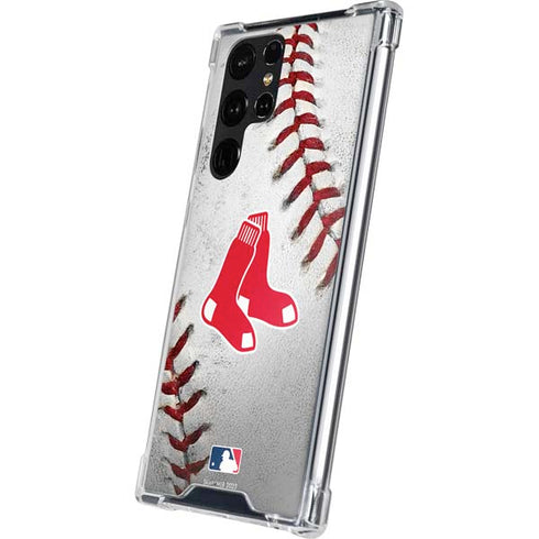 MLB Boston Red Sox Game Ball Galaxy S24 Ultra Clear Case
