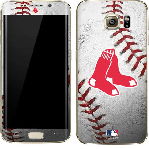 MLB Boston Red Sox Game Ball Galaxy S7 Edge Skin