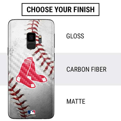 MLB Boston Red Sox Game Ball Galaxy S9 Skin