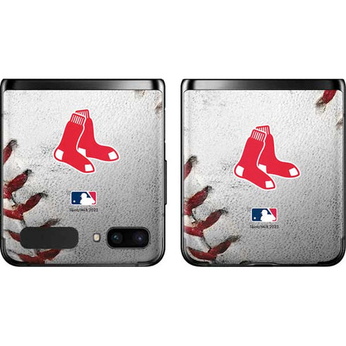 MLB Boston Red Sox Game Ball Galaxy Z Flip Skin