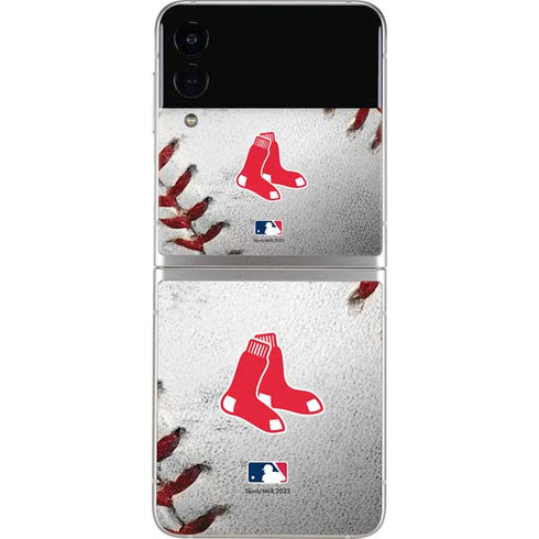 MLB Boston Red Sox Game Ball Galaxy Z Flip3 5G Skin