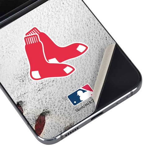 MLB Boston Red Sox Game Ball Galaxy Z Flip5 5G Skin