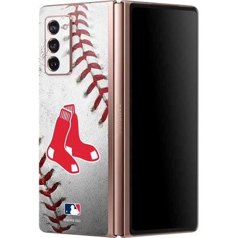 MLB Boston Red Sox Game Ball Galaxy Z Fold2 5G Skin