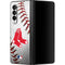 MLB Boston Red Sox Game Ball Galaxy Z Fold3 5G Skin