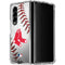 MLB Boston Red Sox Game Ball Galaxy Z Fold4 5G Clear Case