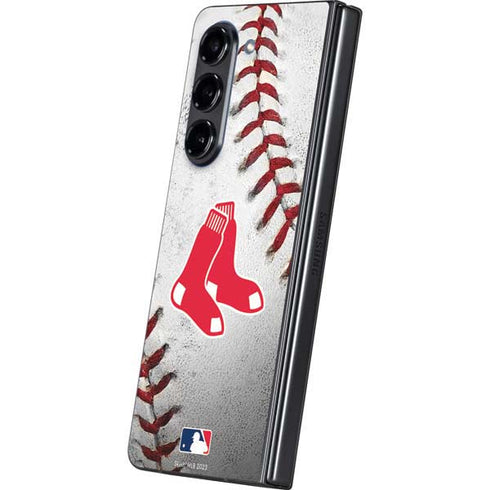MLB Boston Red Sox Game Ball Galaxy Z Fold5 5G Skin