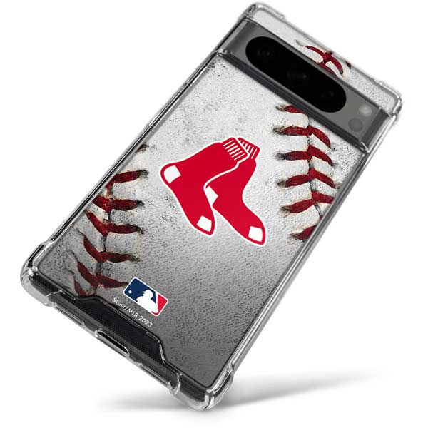 Google Pixel 8 Pro Boston Red Sox Game Ball Clear Phone Case