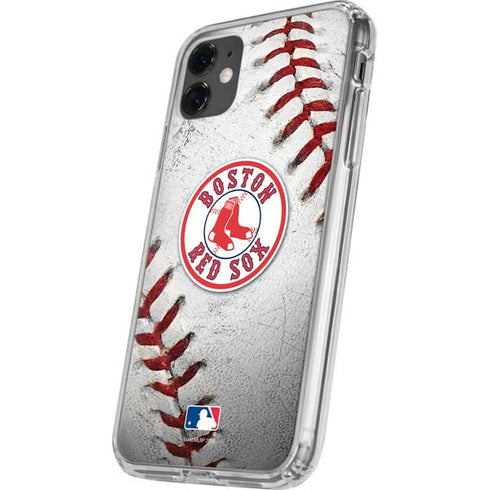 MLB Boston Red Sox Game Ball iPhone 11 Clear Case