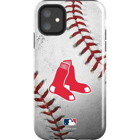 MLB Boston Red Sox Game Ball iPhone 11 Impact Case