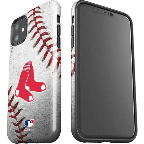 MLB Boston Red Sox Game Ball iPhone 11 Impact Case