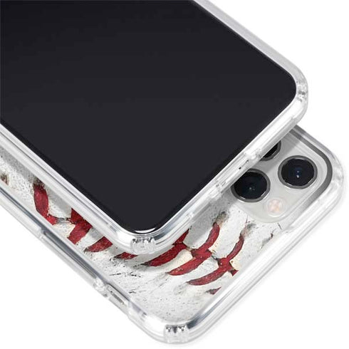 MLB Boston Red Sox Game Ball iPhone 11 Pro Clear Case