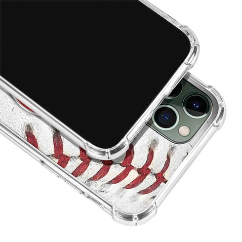 MLB Boston Red Sox Game Ball iPhone 11 Pro Max Clear Case