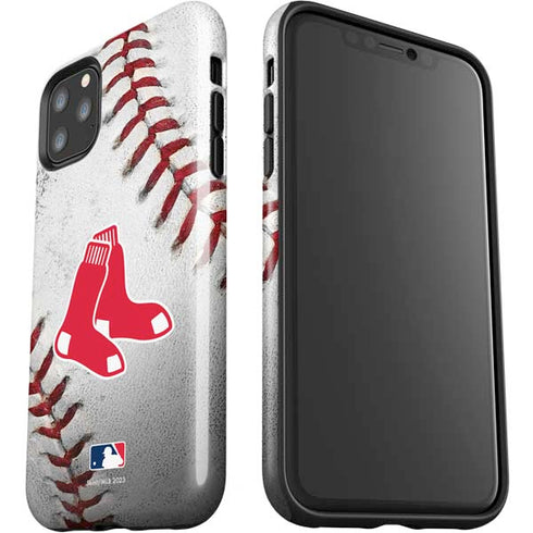 MLB Boston Red Sox Game Ball iPhone 11 Pro Max Impact Case