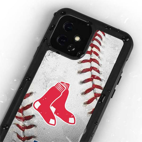 MLB Boston Red Sox Game Ball iPhone 12 Mini Waterproof Case