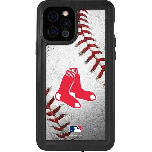 MLB Boston Red Sox Game Ball iPhone 12 Pro Waterproof Case