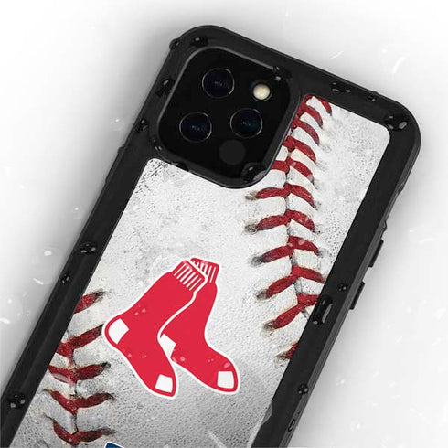 MLB Boston Red Sox Game Ball iPhone 12 Pro Waterproof Case