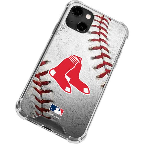 MLB Boston Red Sox Game Ball iPhone 13 Clear Case