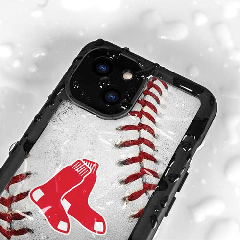 MLB Boston Red Sox Game Ball iPhone 13 Mini Waterproof Case