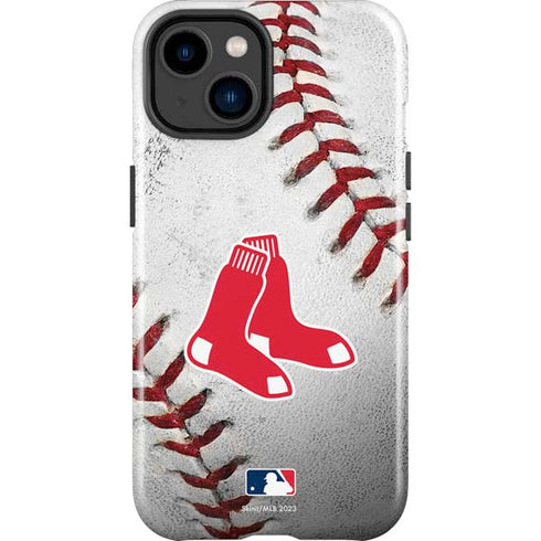 MLB Boston Red Sox Game Ball iPhone 15 Plus Impact Case