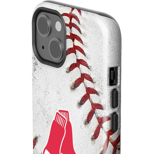 MLB Boston Red Sox Game Ball iPhone 15 Plus Impact Case