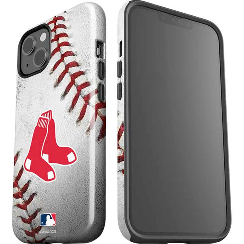 MLB Boston Red Sox Game Ball iPhone 15 Plus Impact Case