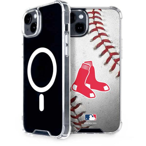 MLB Boston Red Sox Game Ball iPhone 15 Plus MagSafe Case