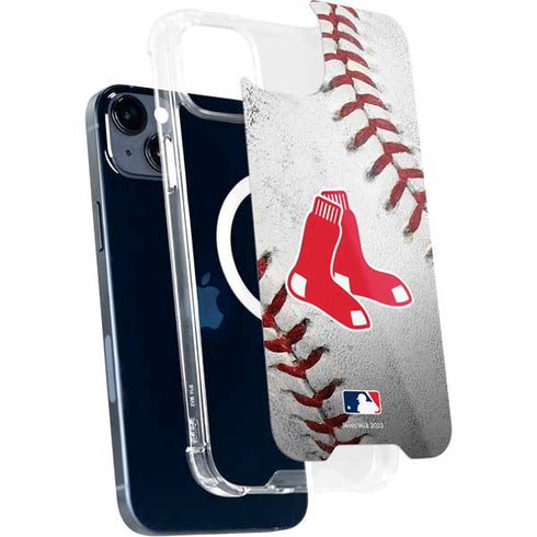 MLB Boston Red Sox Game Ball iPhone 15 Plus MagSafe Case