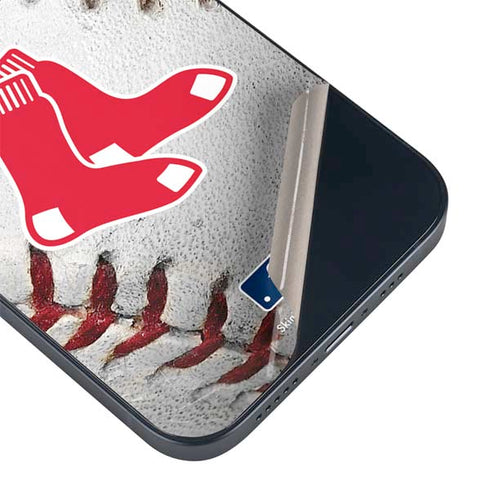 MLB Boston Red Sox Game Ball iPhone 15 Plus Skin