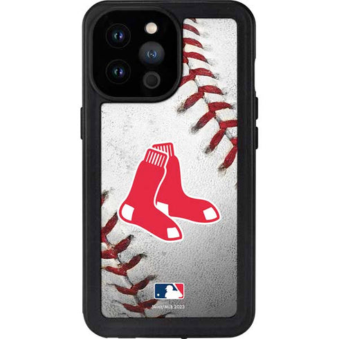 MLB Boston Red Sox Game Ball iPhone 14 Pro Max Waterproof Case