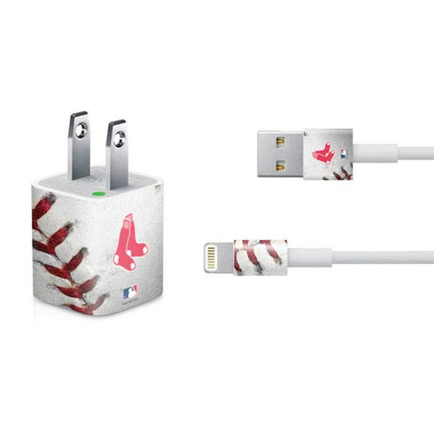 MLB Boston Red Sox Game Ball iPhone Charger (5W USB) Skin
