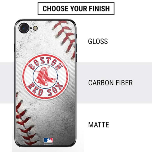 MLB Boston Red Sox Game Ball iPhone SE (2nd & 3rd Gen) Skin