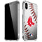 MLB Boston Red Sox Game Ball iPhone XS Max Clear Case