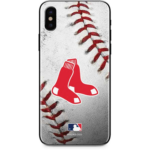 MLB Boston Red Sox Game Ball iPhone XS Max Skin
