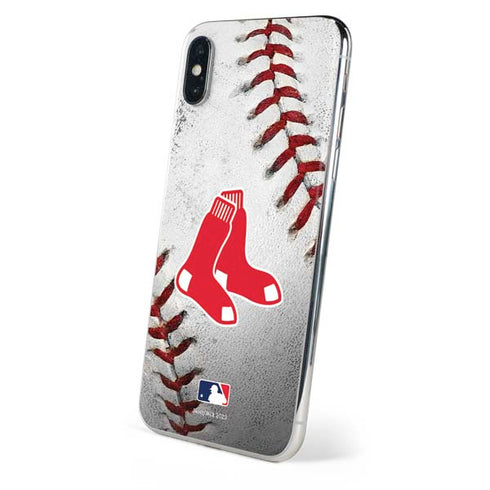 MLB Boston Red Sox Game Ball iPhone XS Skin