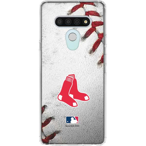 MLB Boston Red Sox Game Ball LG Stylo 6 Clear Case