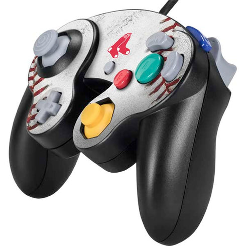 MLB Boston Red Sox Game Ball Nintendo GameCube Controller Skin