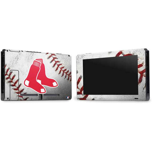 MLB Boston Red Sox Game Ball Nintendo Switch Bundle Skin