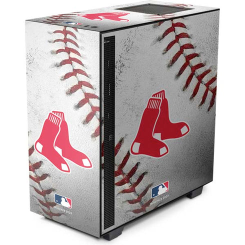 MLB Boston Red Sox Game Ball NZXT H510 Compact ATX Mid-Tower Case Skin