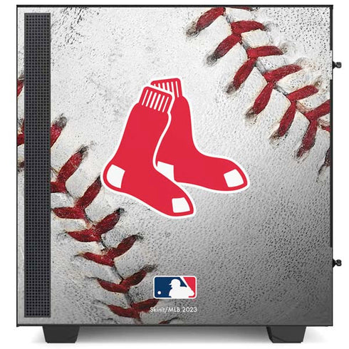 MLB Boston Red Sox Game Ball NZXT H510 Compact ATX Mid-Tower Case Skin