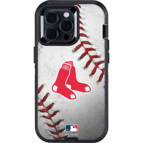 MLB Boston Red Sox Game Ball Otterbox Defender iPhone Skin