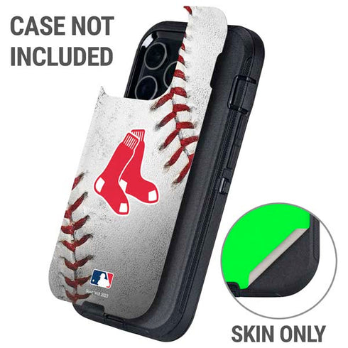 MLB Boston Red Sox Game Ball Otterbox Defender iPhone Skin