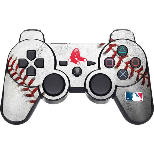 MLB Boston Red Sox Game Ball PS3 Dual Shock wireless controller Skin